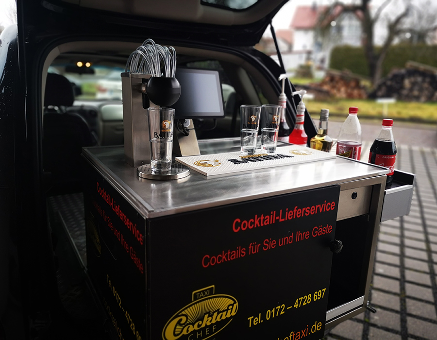 Cocktail Chef mobilni bar spreman za dostavu